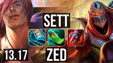 Sett Vs Zed Mid M Mastery Games Legendary Kr