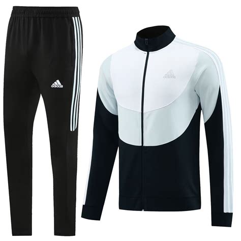 Adidas AJ15 Black & White Tracksuit