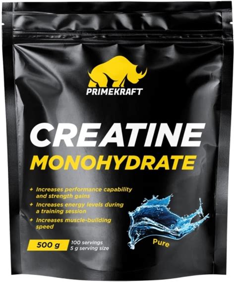 Креатин моногидрат Prime Kraft Creatine (500 г) Нейтральный - купить с ...