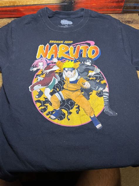 Vintage Naruto Team Shonen Jump Rare T Shirt Siz Gem