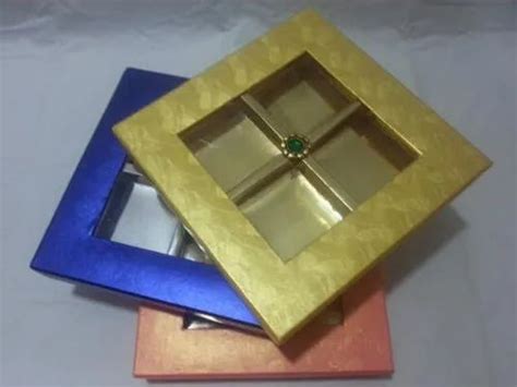 Wedding Golden Fancy Paper Dryfruit Box For Dry Fruits At Rs