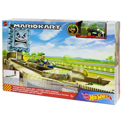 Coffret Circuit Piste Thwomp Mariokart Luigi Hot Wheels Mattel Eur Picclick Fr