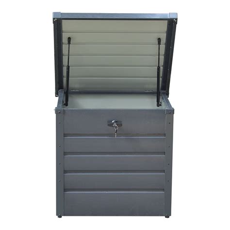 200l600l Metal Outdoor Garden Storage Box Lockable Waterproof Living