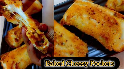 Baked Cheesy Pockets Iftar Special Recipe Domino S Style Cheesy