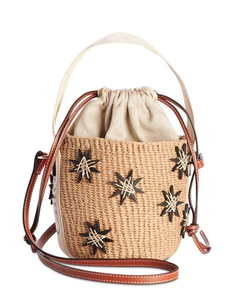 Chloé X Mifuko Woody Small Basket Bucket Bag in Natural Lyst