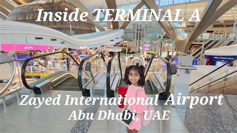 Inside Zayed International Airport Terminal A Abu Dhabi Abudhabi