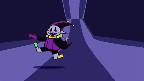 Jevil Bouncin By Writer Art On Newgrounds