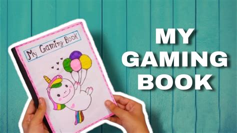 DIY Game Book How To Make Game Book Easy Paper Gaming Book DIY