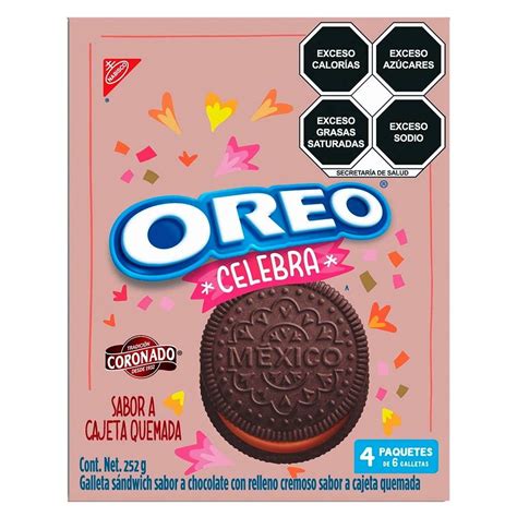 Galletas Oreo Chocolate Con Relleno Sabor Cajeta 252 G Walmart