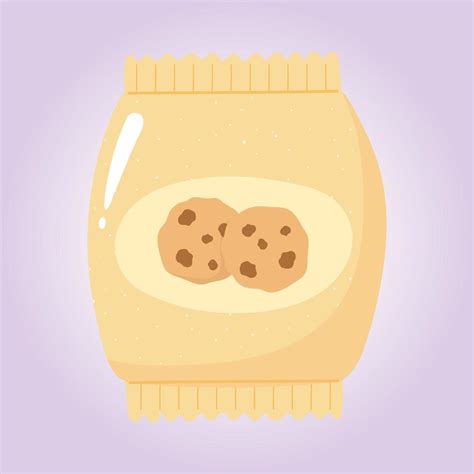 Pack Of Cookies Dessert Grocery Purchases 1833592 Vector Art At Vecteezy