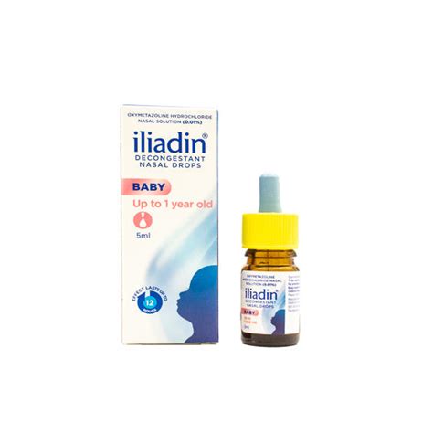 Iliadin Nasal Decongestion Solution 001 Baby 5ml Louree