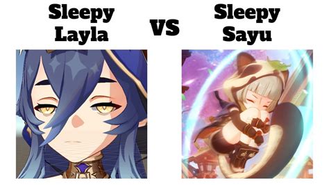 Sleepy Layla Vs Sleepy Sayu Be Like Youtube