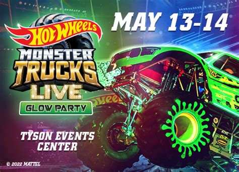 Hot Wheels Monster Trucks Live Glow Party Tyson Events Center
