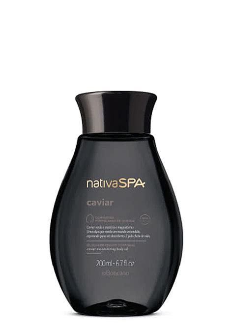 O Boticário Nativa SPA Óleo Hidratante Corporal Caviar 200ml SANNA S