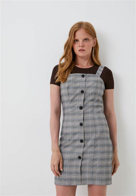 Сарафан Gloria Jeans, цвет: серый, MP002XW0FNHQ — купить в интернет ...