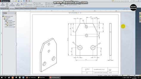 SW1 TUTORIEL TP13 EQUERRE MISE EN PLAN DEPLIE YouTube