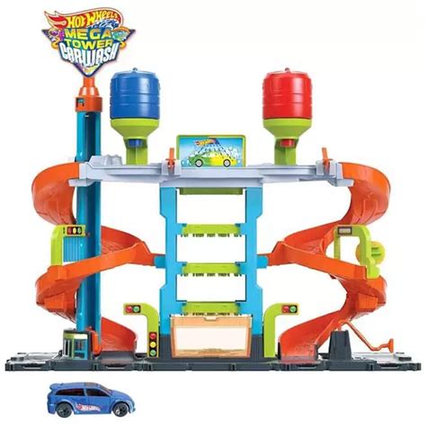 Hot Wheels City Playset Lava R Pido Mega Torre Blanc Toys Onde Brincar Vai Al M Da Imagina O