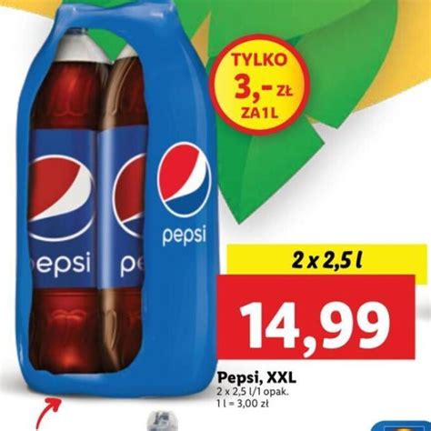 Promocja Pepsico Pepsi XXL 2x2 5l W Lidl