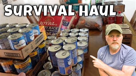 Prepper Food Pantry Haul Time Is Running Out Watch Now YouTube