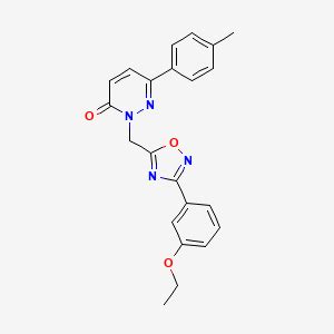 2 3 3 Ethoxyphenyl 1 2 4 Oxadiazol 5 Yl Methyl 6 P Tolyl