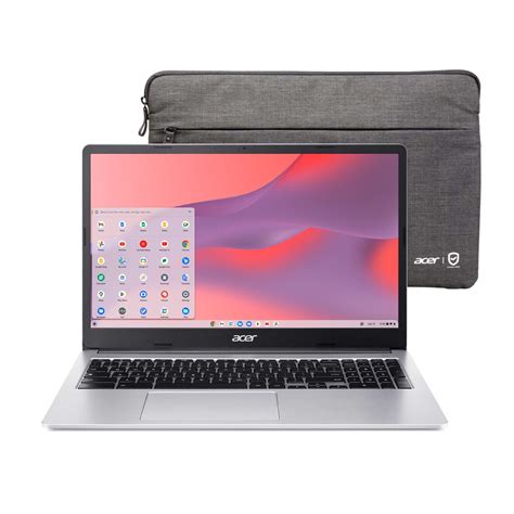 "New Acer Chromebook 315 Laptop - 15.6"" Celeron Processor, 4GB RAM, 64GB eMMC, Pure Silver