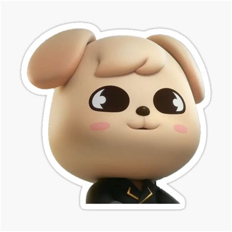 "puppy m skzoo sticker " Sticker for Sale by yooneclipse | Redbubble