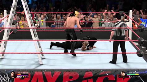 Wwe 2k15 Universe Mode Wwe Championship Month 2 Seth Rollins Vs Roman