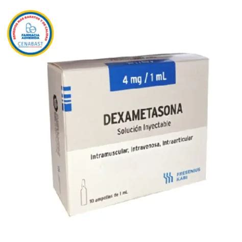 Dexametasona 4 mg 1Ml Solución Inyectable 10 Ampollas EcoFarmacias