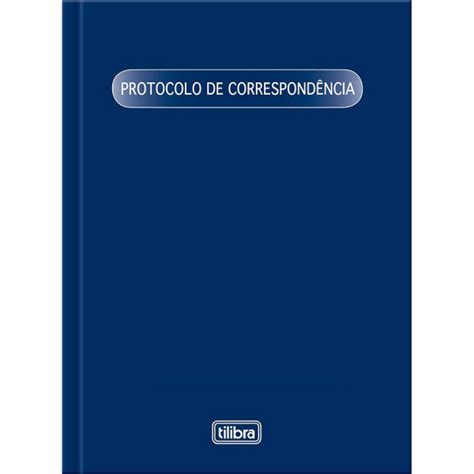 Livro Protocolo de Correspondência 104 Fls Tilibra 120545 na Papelaria