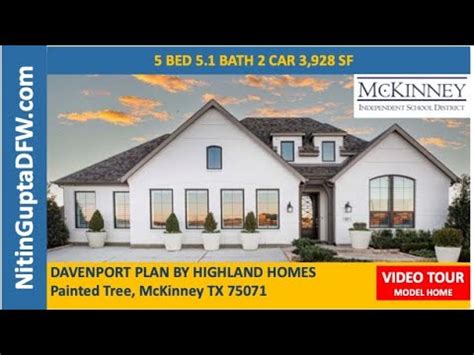 Davenport Plan By Highland Homes In Painted Tree In Mckinney Tx Video