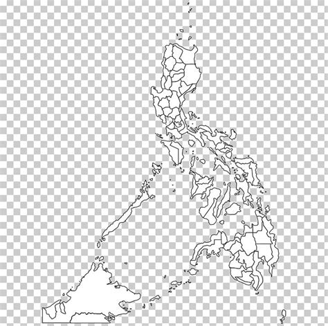 Philippine Map Black And White Png