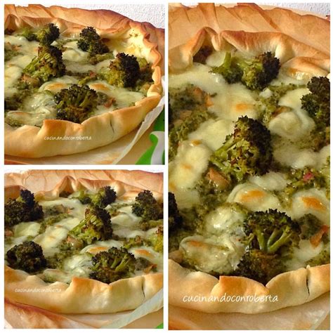 Torta Salata Con Broccoli E Caprino Cucinando Con Roberta