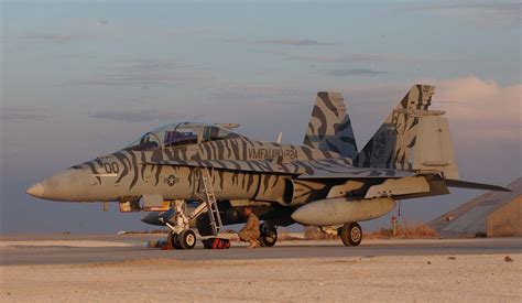 F A Hornet In Tigerstripe Camo Resolution X R Militaryporn