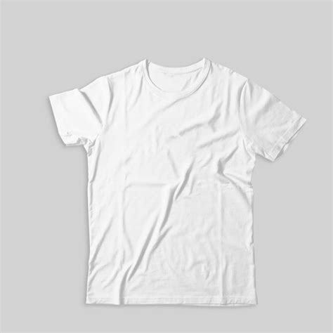 Free T-Shirt Mockup White PSD Template - Mockup Den