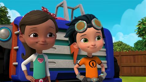 Mira Rusty Rivets Temporada 3 Episodio 20 Rusty Rivets Rusty Y Giga Bytes El Día De Los