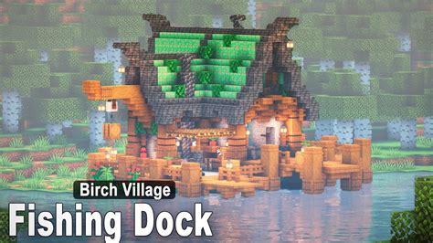 Minecraft How To Build A FISHING DOCK Village Tutorial YouTube