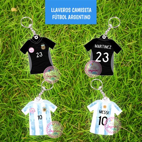 Plantilla Llavero Camiseta Argentina Diseño Polimero Imprimikits