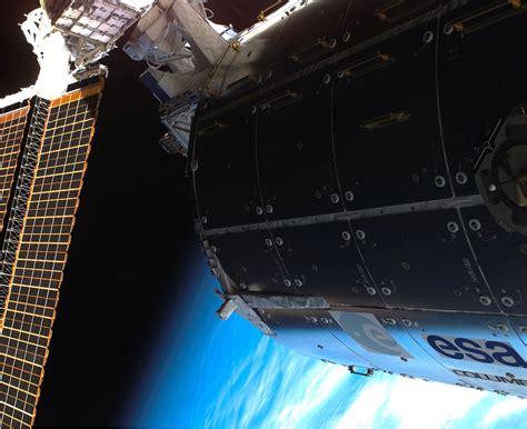 ESA External View Of ESA S Columbus Laboratory On The ISS Part Of