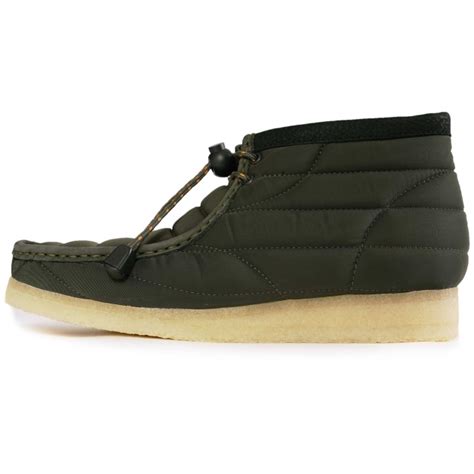 Clarks Originals Wallabee Boot Khaki Quilted