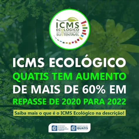 Icms Ecol Gico Quatis Tem Aumento De Mais De Em Repasse De