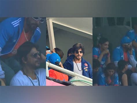 SRK Deepika Ranveer Cheer For Team India At World Cup 2023 Final