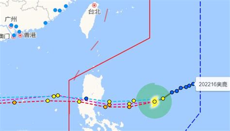 2022年台风最新消息 台风奥鹿强度增强而台风塔拉斯停编 天气网