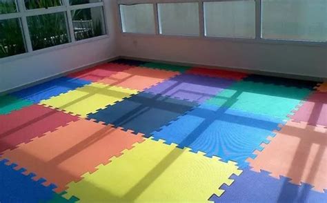 Alfombra Infantil Eva Tatame Con Platos X X Cm Con Borde