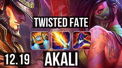 Tf Vs Akali Mid 13 1 8 Legendary 500 Games Kr Grandmaster 12