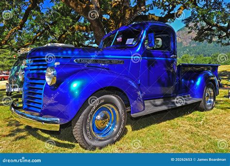 Restored 1946 Ford Pickup Truck Editorial Image | CartoonDealer.com ...