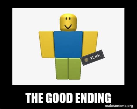 Noob finally gets robux : r/captionmemes