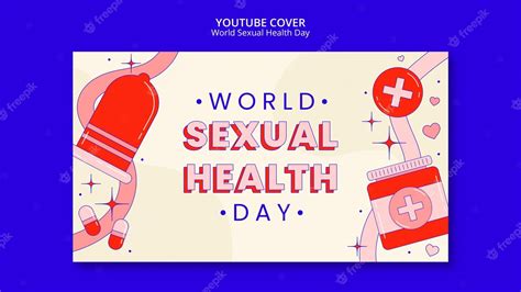 Free Psd Youtube Cover Template For World Sexual Health Day