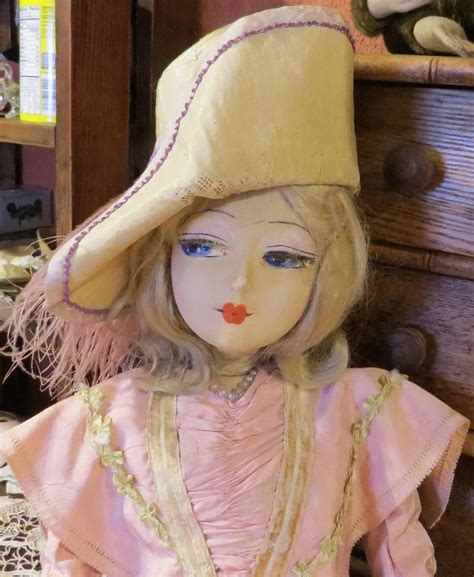 Antique 30 French Boudoir Doll Etta All Original C 1920 Edwardian Fashion Doll 1956561095