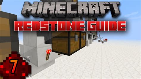 Minecraft Redstone Guide 7 Piston And Hopper Circuits Youtube