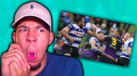 Rugby Fights Reaction Unbelievable Blows Youtube